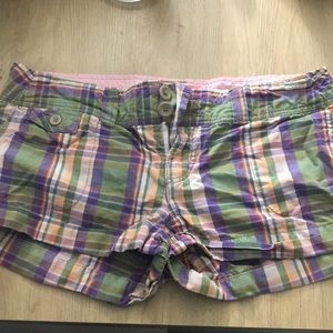 Plaid shorts